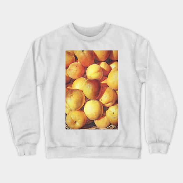 Peaches Crewneck Sweatshirt by newbeltane